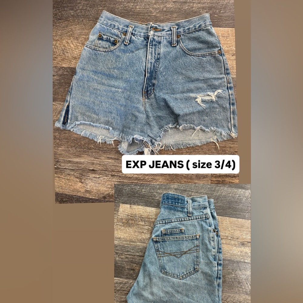 Women's Blue Denim Shorts
